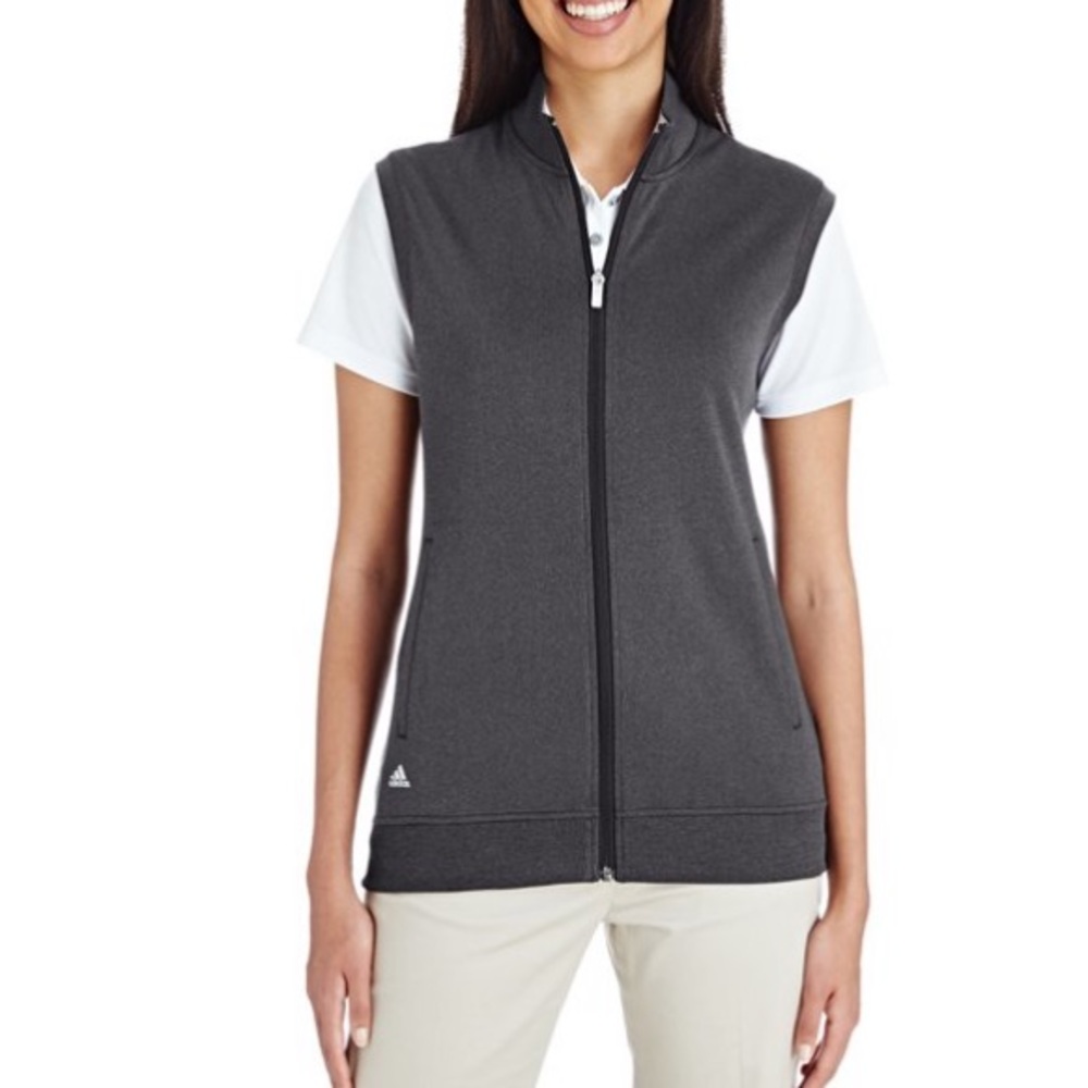 Women’s Adidas full zip golf vest